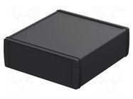Enclosure: with panel; ALUBOS; X: 210mm; Y: 200mm; Z: 70mm; aluminium BOPLA