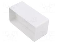 Accessories: flat duct connector; white; ABS; 110x55mm DOSPEL S.A.