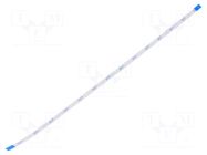 FFC tape; Cores: 6; Tape ph: 0.5mm; L: 203mm; 500mA; 60V GCT