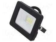 Lamp: LED flood light; 230VAC; 10W; 4000K; CRImin: 80; 800lm GTV Poland