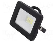 Lamp: LED flood light; 230VAC; 10W; 6400K; CRImin: 80; 800lm GTV Poland