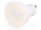 LED lamp; neutral white; GU10; 230VAC; 410lm; 4.9W; 120°; 4000K GTV Poland