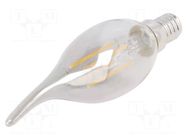 LED lamp; warm white; E14; 230VAC; 240lm; 4W; 360°; 2700K GTV Poland