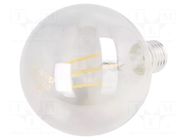 LED lamp; grey; E27; 230VAC; 8W; 360°; 2700K GTV Poland