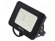 Lamp: LED flood light; 230VAC; 10W; 6400K; CRImin: 80; 800lm GTV Poland