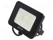 Lamp: LED flood light; 10W; 230VAC; 6400K; CRImin: 80; 800lm GTV Poland