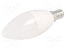 LED lamp; cool white; E14; 230VAC; 720lm; 8W; 160°; 6400K GTV Poland