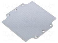 Mounting plate; galvanised steel; EUROMAS BOPLA