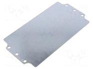 Mounting plate; galvanised steel; EUROMAS BOPLA