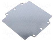 Mounting plate; galvanised steel; EUROMAS BOPLA