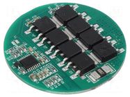 BMS protection; Li-Ion; Ø41x4mm; 20A; 14.8VDC BTO