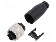 Connector: 7/8"; plug; female; PIN: 5; straight; 250V; IP67; 9A; 6÷8mm MURRELEKTRONIK