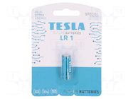 Battery: alkaline; N,R1; 1.5V; non-rechargeable; Ø11.2x30mm; 1pcs. TESLA BATTERIES