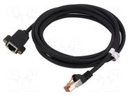 Extender Ethernet; RJ45 socket,RJ45 plug; S/FTP; 6; stranded; Cu GOOBAY