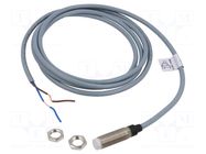 Sensor: inductive; OUT: NAMUR; 4mm; 7÷9VDC; M12; Connection: cables CARLO GAVAZZI