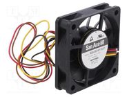 Fan: DC; axial; 24VDC; 60x60x15mm; 40.8m3/h; 38dBA; ball; 5900rpm SANYO DENKI