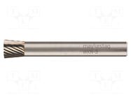 Rotary burr; Ø: 8mm; L: 53mm; metal; Working part len: 8mm; rod 6mm ALPEN-MAYKESTAG
