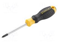 Screadriver: standard; Phillips; PH1; C/GRIP; 75mm STANLEY