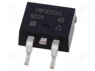 Transistor: N-MOSFET; unipolar; 500V; 2.5A; Idm: 10A; 50W VISHAY