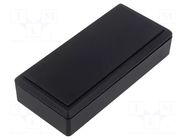 Enclosure: multipurpose; X: 60mm; Y: 131mm; Z: 29mm; ABS; black SUPERTRONIC