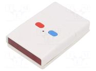 Enclosure: for remote controller; X: 60mm; Y: 90mm; Z: 22mm; ABS SUPERTRONIC