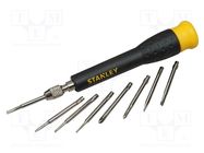 Kit: screwdrivers; 8pcs. STANLEY