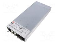Power supply: switching; for building in; 2160W; 12VDC; 180A; 90% MEAN WELL
