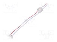 LED; white; 360mW; 3000K; 55lm; IP67; 170°; No.of diodes: 1; -25÷55°C POS