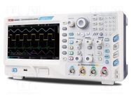 Oscilloscope: digital; Ch: 2; 150MHz; 2,5Gsps; 70Mpts; LCD TFT 8" UNI-T