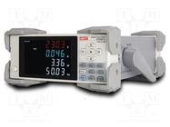 Meter: power; LCD; True RMS AC; 10A; 600V; 40÷70Hz; 100÷240VAC UNI-T