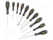 Kit: screwdrivers; 10pcs. STANLEY