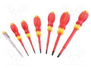Kit: screwdrivers; 7pcs. STANLEY