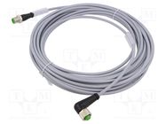 Connection lead; M12; PIN: 4; 10m; 250VAC; 4A; -25÷85°C; PUR; 250VDC MURR ELEKTRONIK