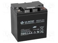 Re-battery: acid-lead; 12V; 28Ah; AGM; maintenance-free; 9.12kg B.B. Battery