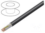 Wire; YKSY; 10G1mm2; unshielded; 600V,1kV; Cu; wire; black BITNER