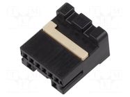 Connector: wire-board; plug; female; ZE05; PIN: 8; straight; crimped HIROSE