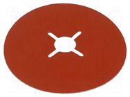 Sanding plate; 125mm; fiber; Granularity: 120 3M
