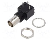 Connector: BNC; socket; female; angled 90°; 50Ω; THT; on PCBs MOLEX
