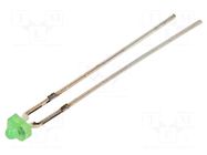LED; green; 1.8mm; blinking; 220÷330mcd; 30°; 3÷5VDC; 20mA OPTOSUPPLY