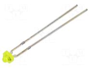 LED; yellow; 1.8mm; blinking; 68÷100mcd; 30°; 3÷5VDC; 20mA OPTOSUPPLY