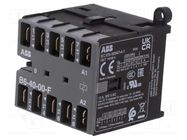 Contactor: 4-pole; NO x4; 220÷240VAC; 6A; B6; screw terminals ABB