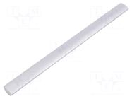 Holder; aluminium; natural; H: 30.5mm; L: 212mm; W: 15.5mm; handle GTV Poland