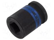 Socket; 4-angles,socket spanner,impact; 17mm; 3/4" KING TONY