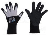Protective gloves; Size: 11,XXL; grey-black; Duo WONDER GRIP