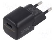 Power supply: switching; mains,plug-in; 5VDC; 20W; 68x30x35.2mm Goobay
