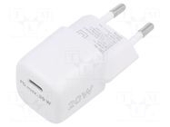 Power supply: switching; mains,plug-in; 5VDC; 20W; 68x30x35.2mm Goobay