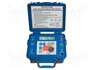 Meter: insulation resistance; LCD; VAC: 30÷600V; VDC: 30÷600V; 5mA PEAKTECH