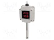 Converter: temperature and humidity; 24VDC; OUT 1: 4÷20mA; IP65 AUTONICS
