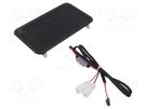 Accessories: inductance charger; black; 15W; Car brand: universal ACV
