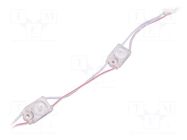 LED; white; 7000K; 360mW; 60lm; IP67; 175°; No.of diodes: 1; -25÷60°C POS